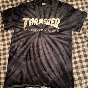 tie dye thrasher t shirt